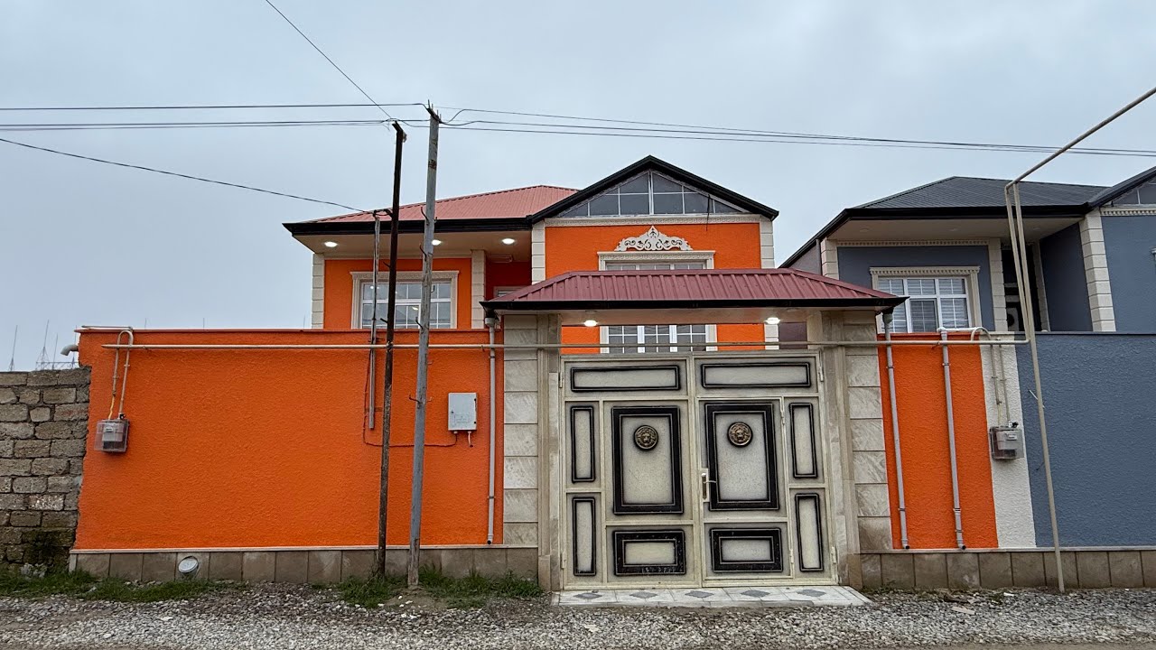 Zabrat mehemmedli yolunda yola yaxin kupçali heyet evi satilir📲055-814-04-66 Gülnar alti qarajlidi