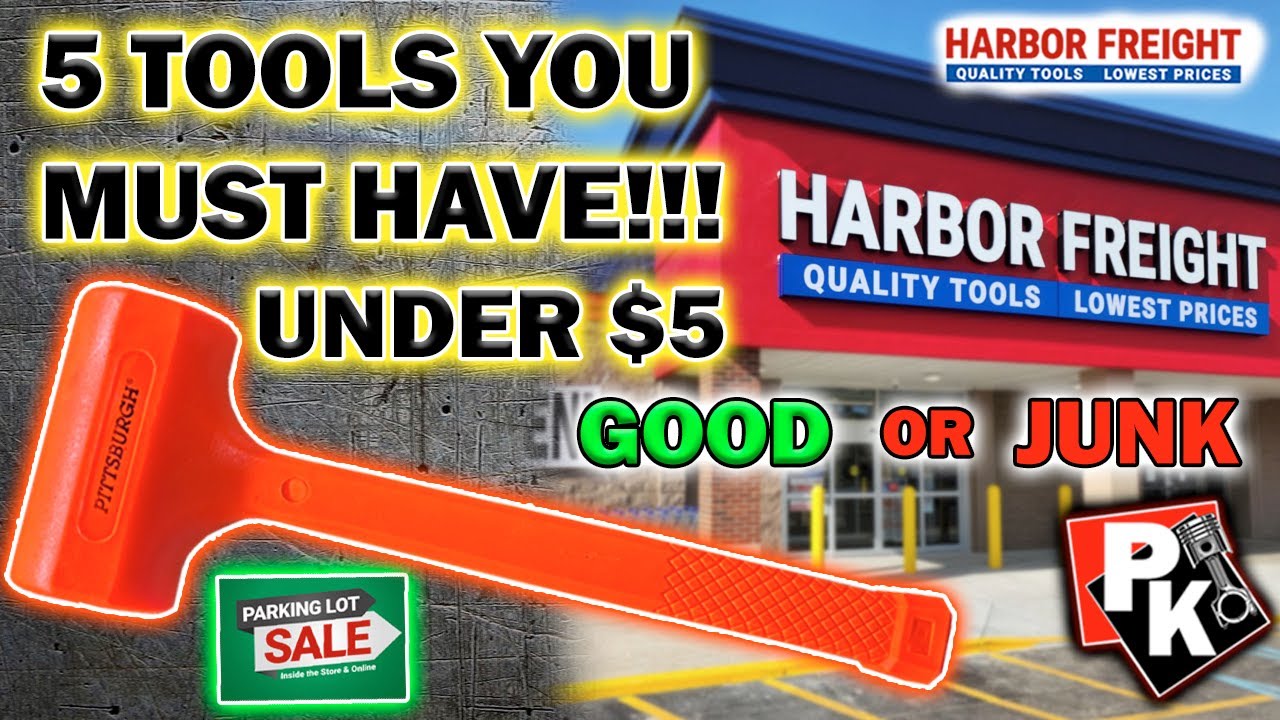 5 НЕОБХОДИМЫХ ИНСТРУМЕНТОВ HARBOR FREIGHT!!! #harborfreight #tools #top5 #toolreviews #icon #diy
