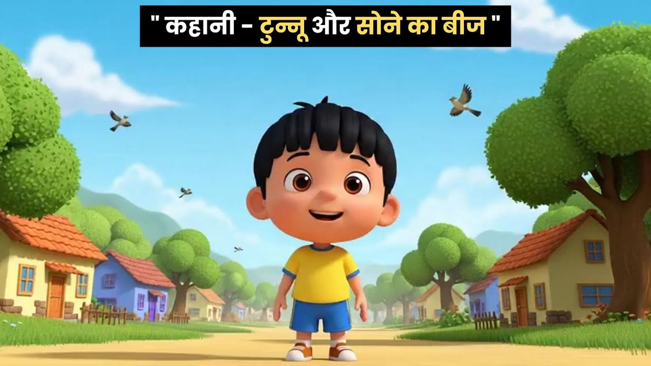 टुन्नू और सोने का बीज 🌱 | Moral Story for Kids in hindi | Tunnu Stories