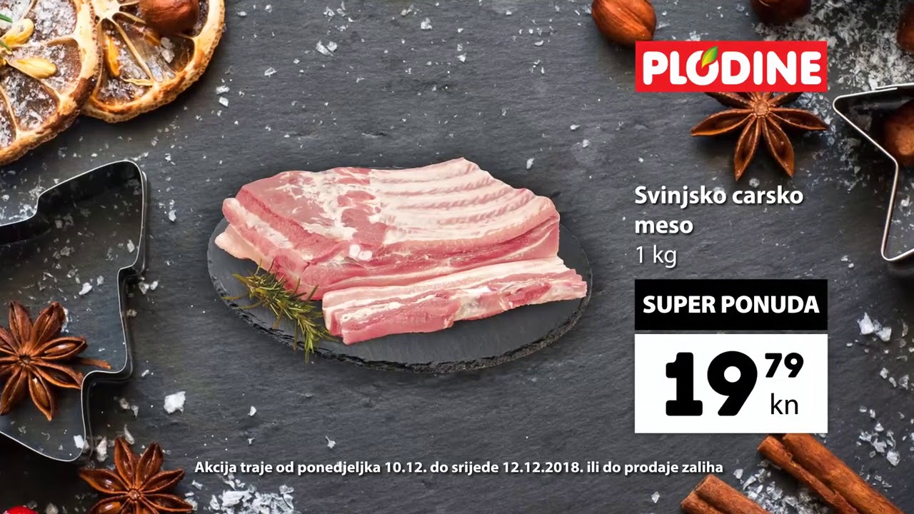 Plodine super akcija od 10.-12.12.2018.