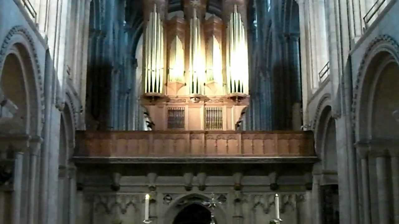 Organ Music during Norwich Cathedral Prayer Service