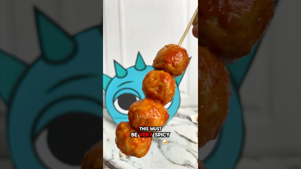 Asmr Gochujang Meatball #asmr #mukbang