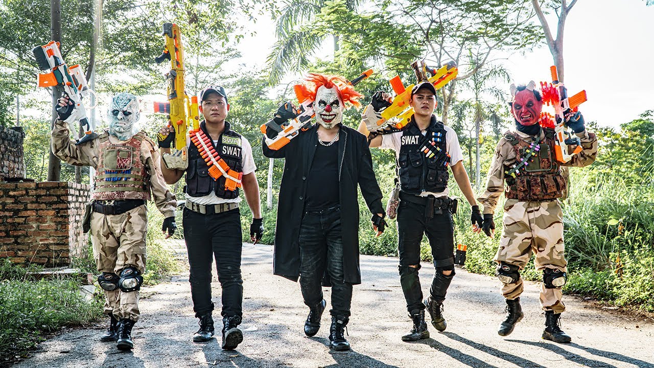 Фильмы LTT: SQUAD Anti-Terrorist S.E.A.L. X Nerf Guns Fight Grakk Mask Bandits Money