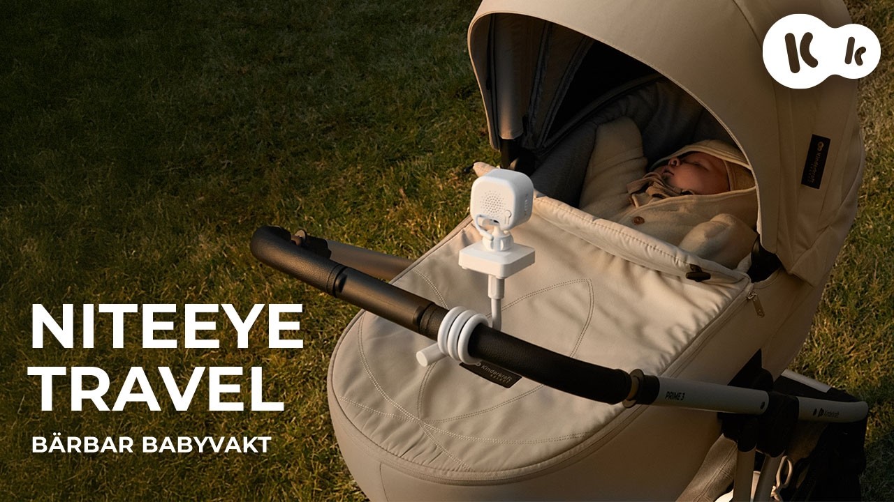 Kinderkraft NITEEYE TRAVEL – trådlös babyvakt med kamera och monitor