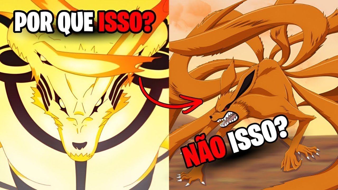 Por que Naruto nunca se tornou a Raposa de Nove Caudas de verdade?