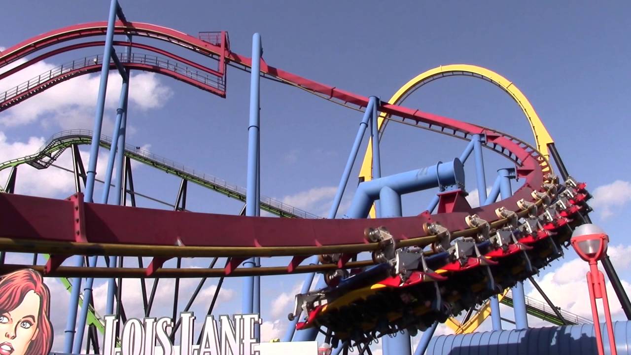Superman: Ultimate Flight Off-Ride Six Flags Great Adventure HD 60fps