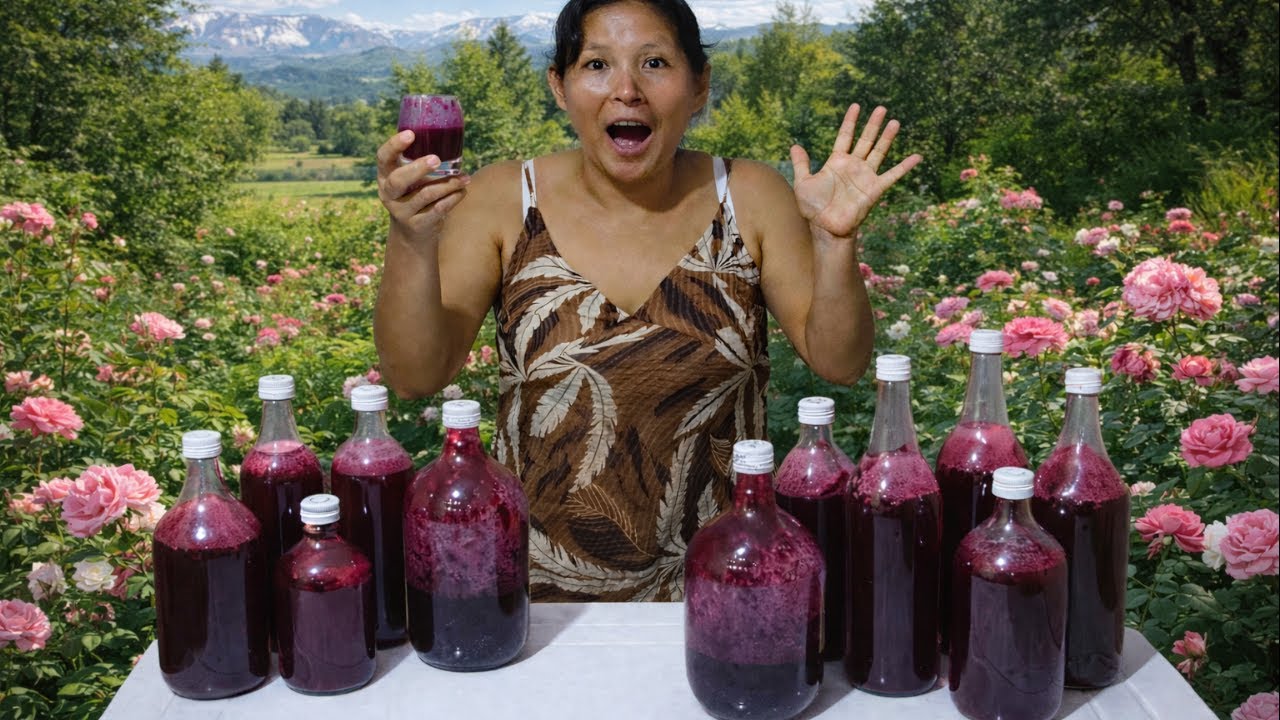 Pocas personas conocen sobre esto!!  hacer vino natural de uva borgoña sin alcohol
