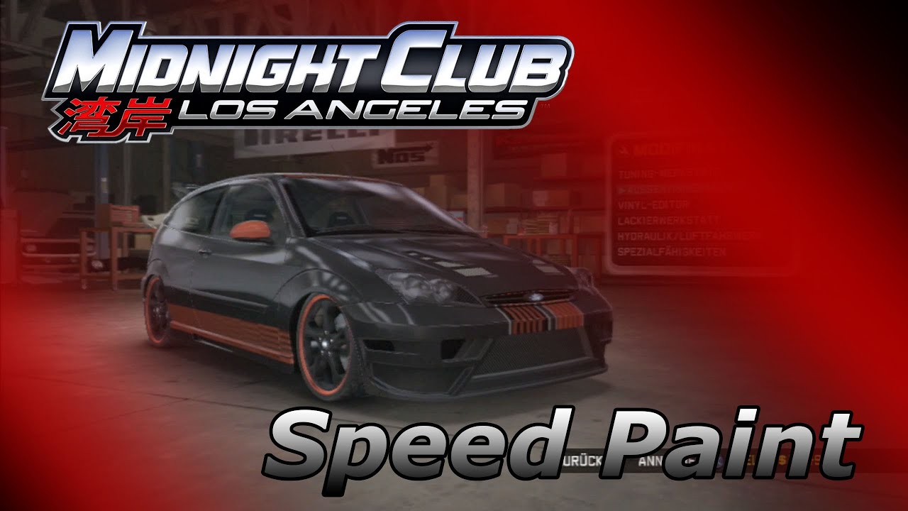 Midnight Club Los Angeles - Ford Focus Speed Paint