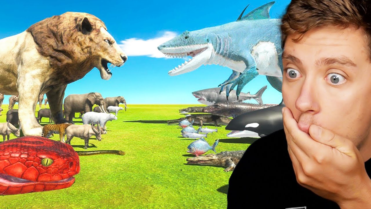 Reacting To King of the Jungle vs King of the Ocean!!! (ARBS)