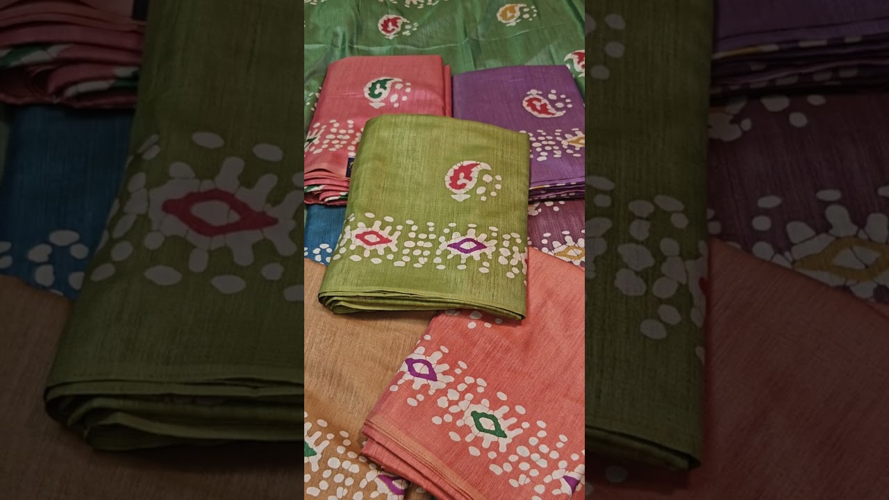 Grace silk sarees with bhathik print Watsapp @ 7981003398 #fancysaree #saree #silksaree #bhatikprint