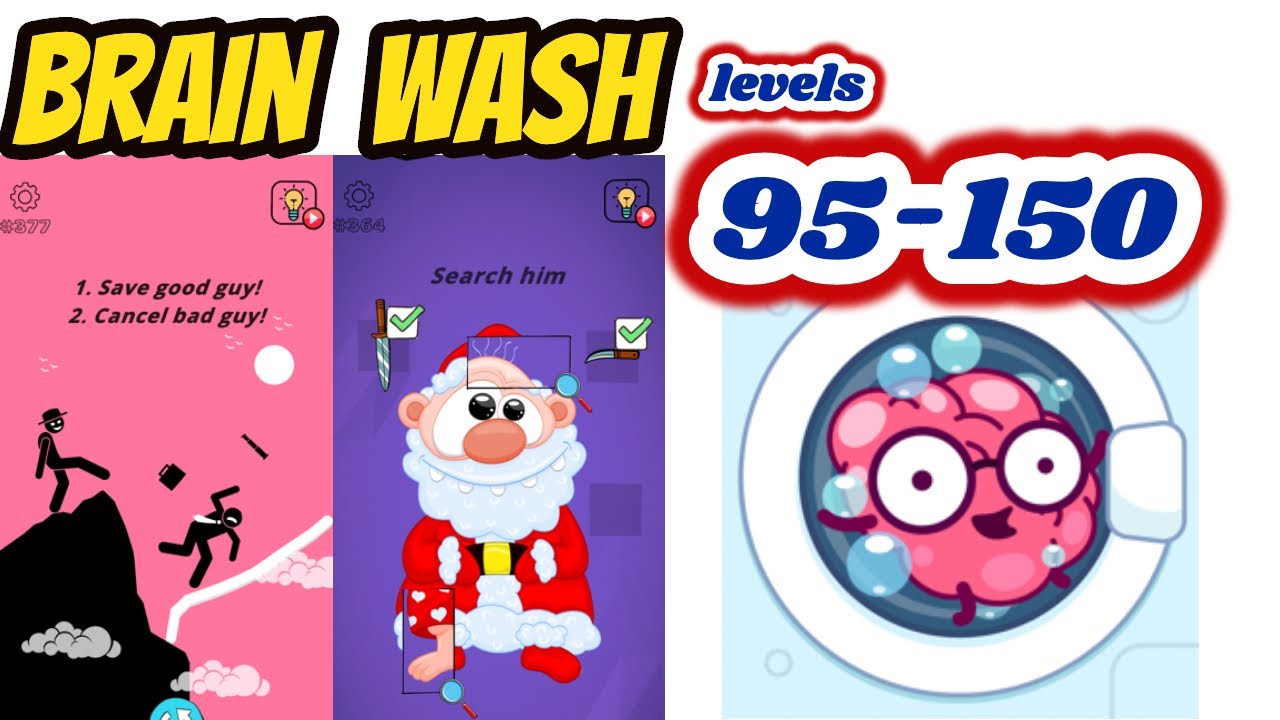 Brain Wash Levels 95 - 150 Gameplay Walkthrough | By Say Games | (IOS - Android)