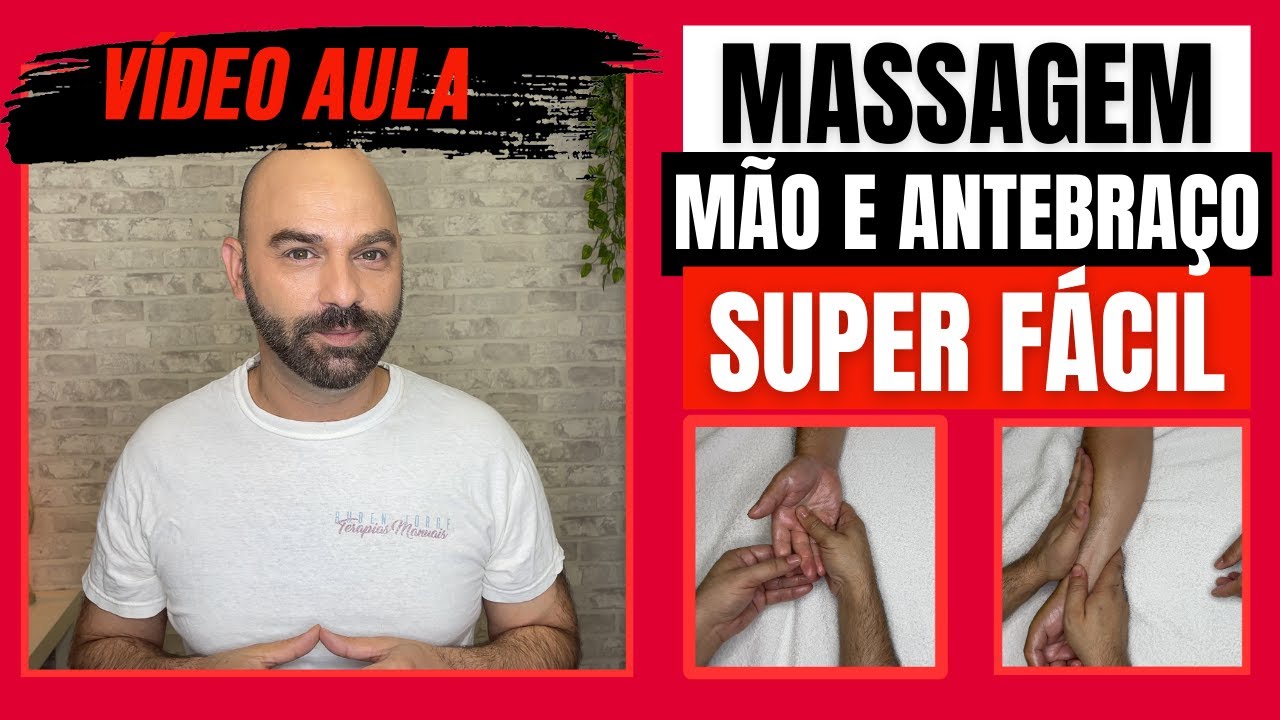 Como Fazer Massagem na Mão e Antebraço Super Fácil | Rúben Jorge Terapias Manuais