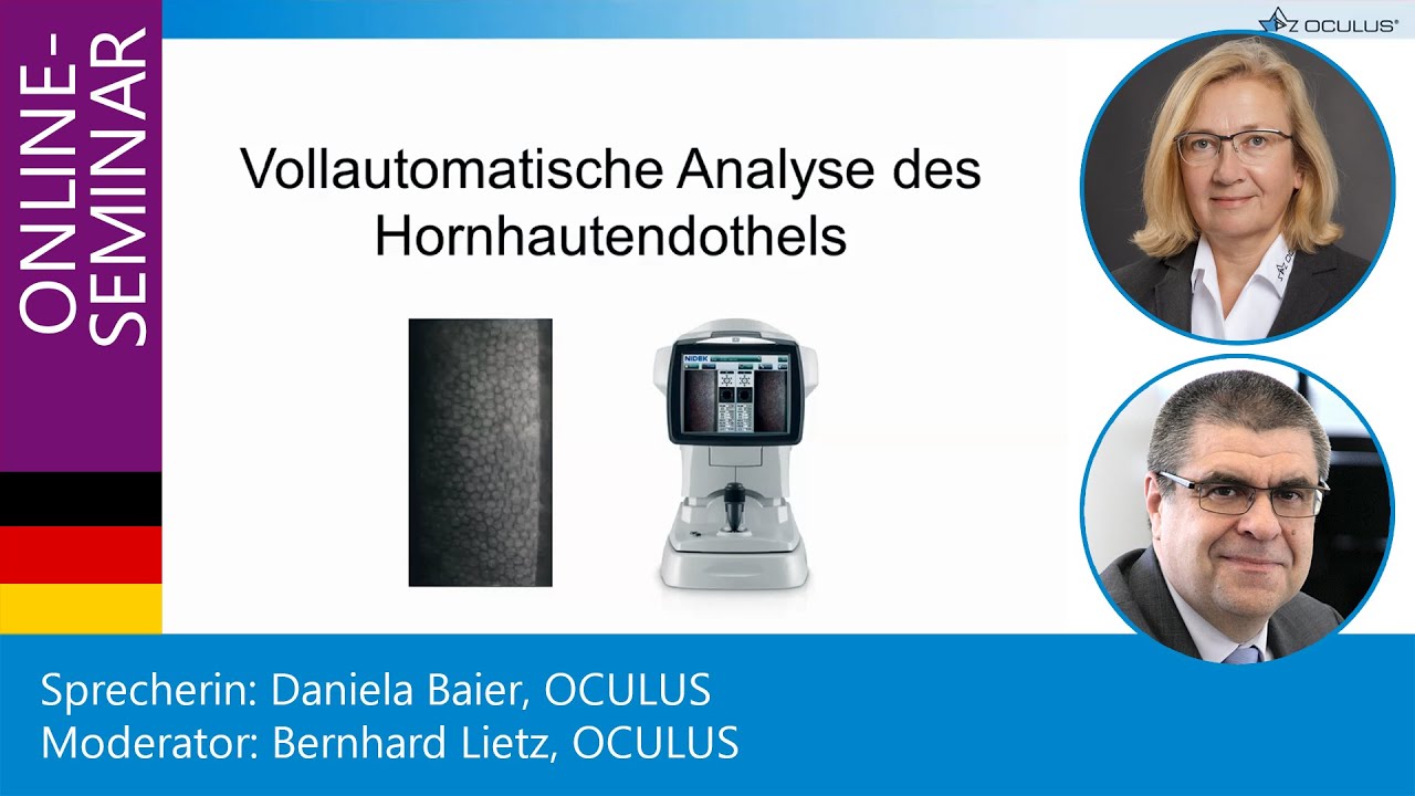 Vollautomatische Analyse des Hornhautendothels mit dem NIDEK CEM-530