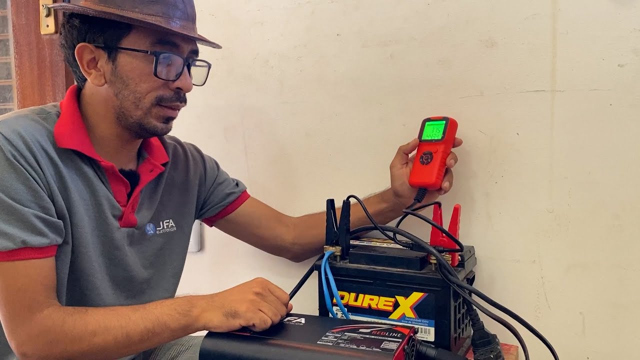 Carregando a bateria em carga lenta Fonte JFA REDLINE / Chikim som