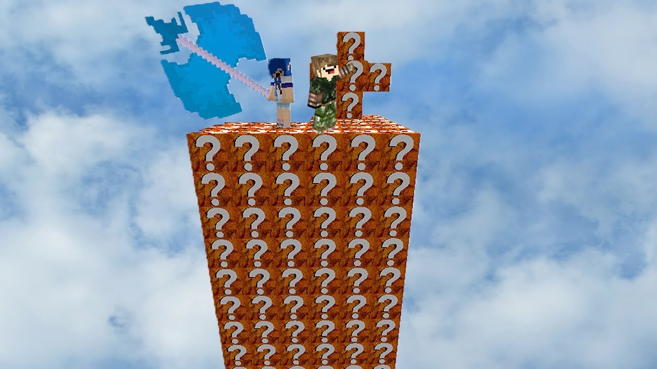 ILHA DO DORITOS l ILHA LUCKY BLOCK MINECRAFT