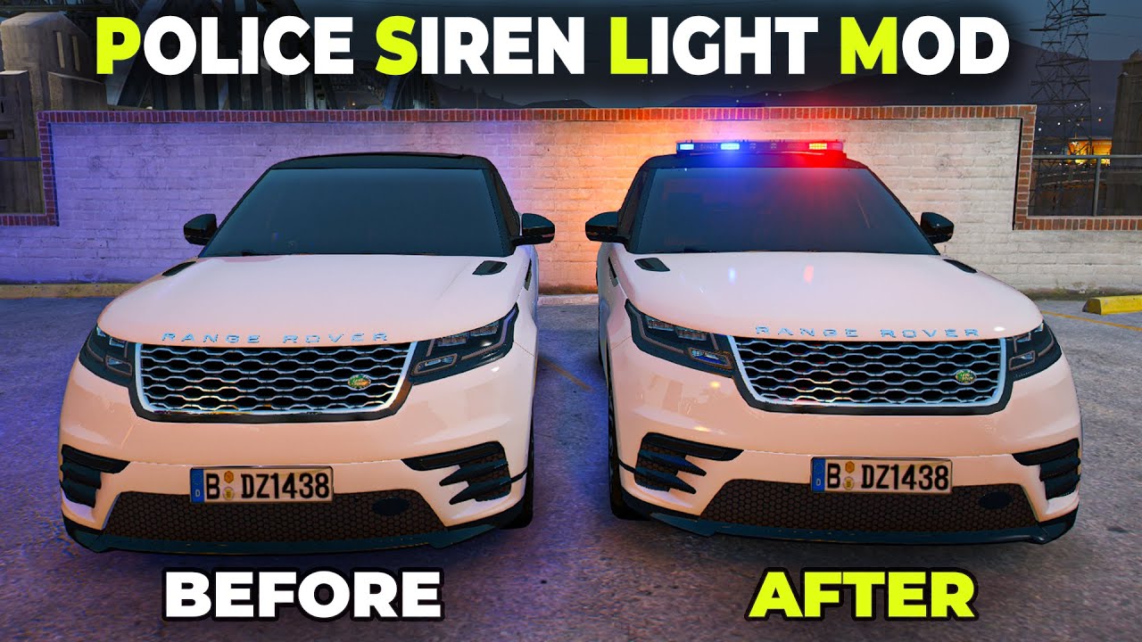 Install Police Light Mod in GTA 5 | Custom Emergency Lights 2025