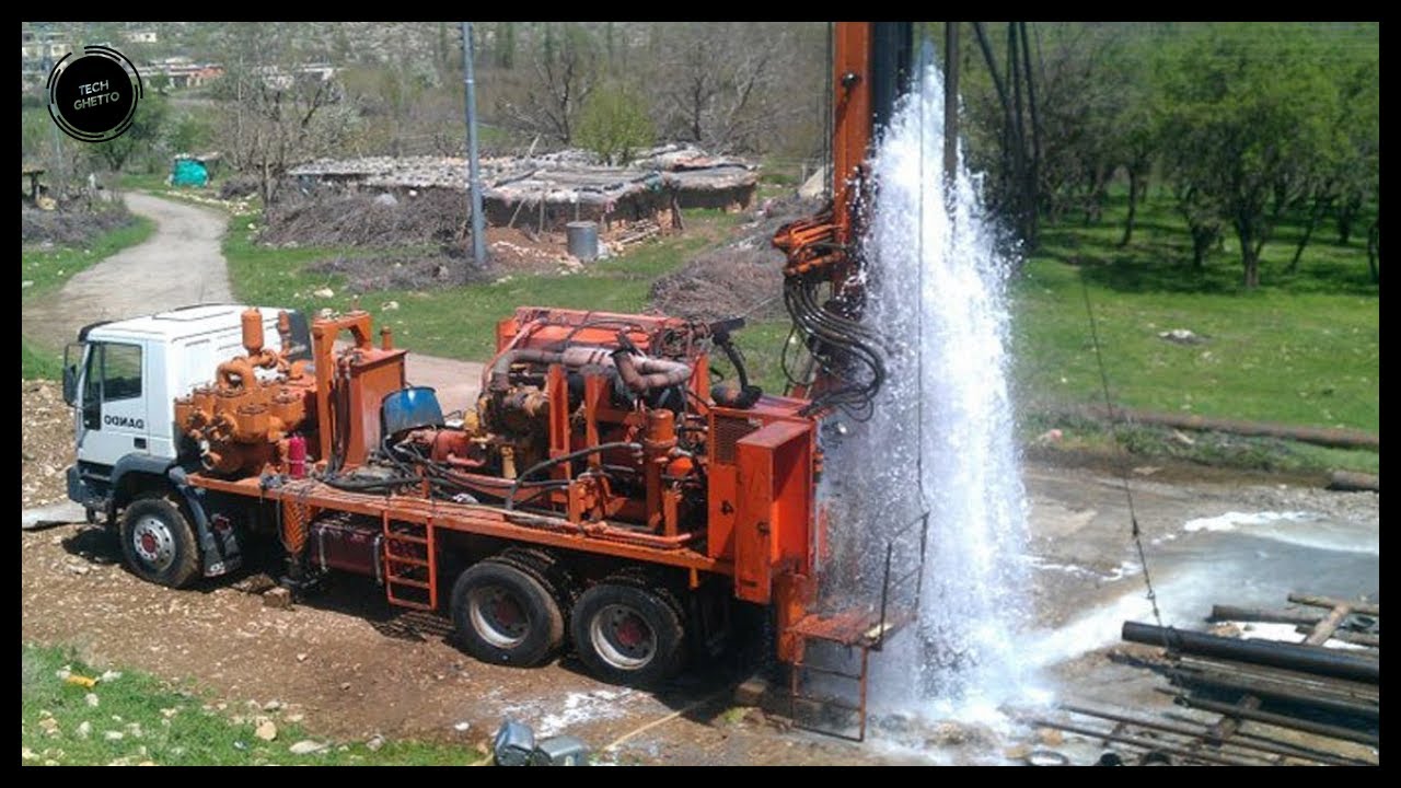 Awesome Modern Fastest Borewell Drilling Machines - Extraordinary Construction Equipment Technology