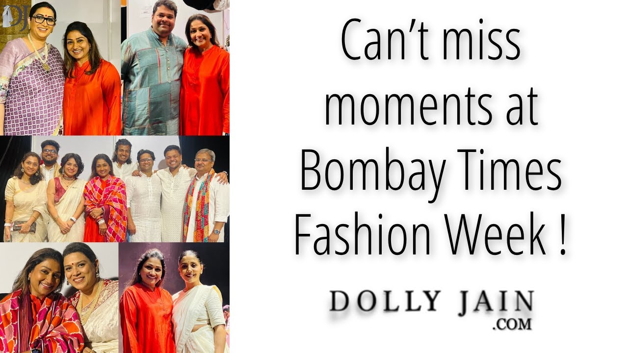 ТОП-5 моментов, которые нельзя пропустить с Долли Джайн на Неделе моды Bombay Times 2025