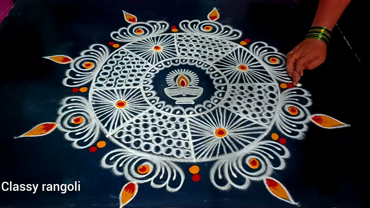 Traditional sravana masam special rangoli designs 🌺 Beautiful Festival rangoli designs