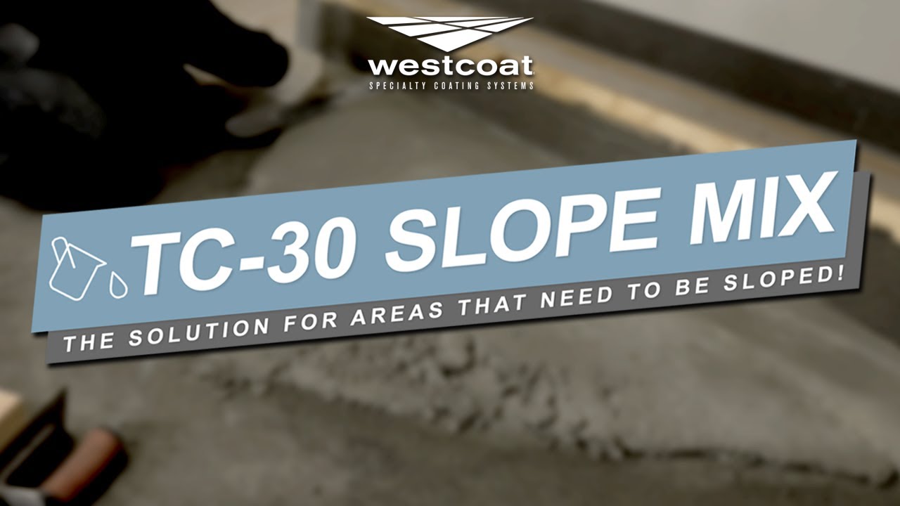 Learn About Westcoat's TC-30 Slope Mix!