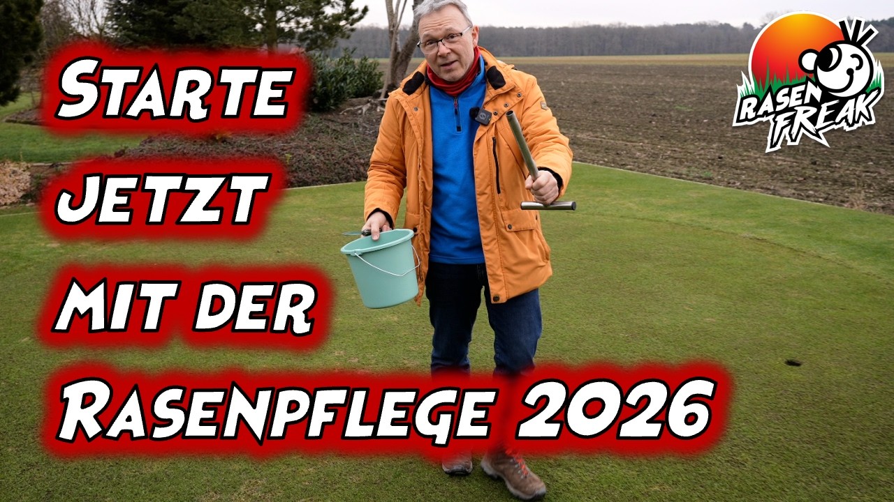 Herzlich willkommen im Rasenpflege Jahr 2026 - mache JETZT eine Bodenanalyse!