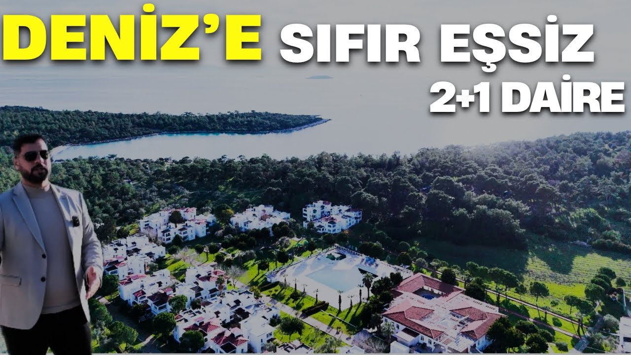 ❗️SATILDI❗️Haydar Koyu’na Sıfır Eşsiz  Manzaralı 2+1 daire Muğla Milas Bozbük bu yere bayılacaksınız