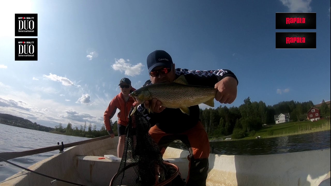 Ørretfiske Battle duo mot Rapala-Troutfishing