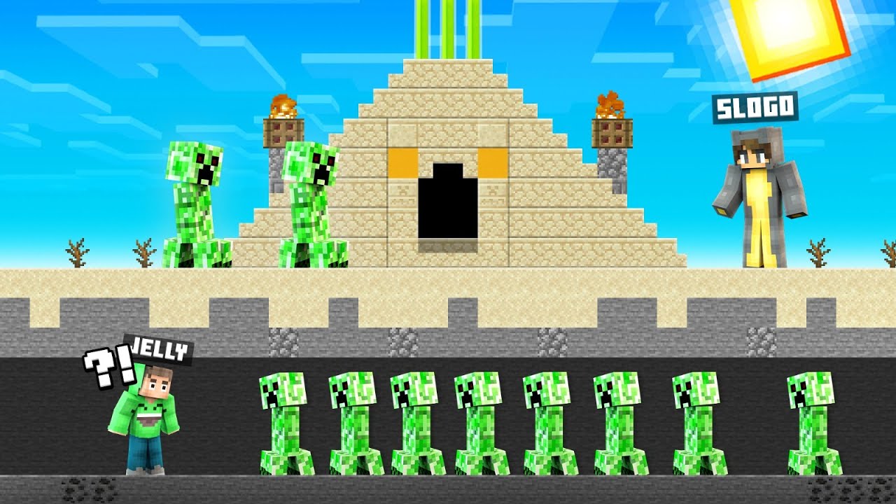 My Base Got TROLLED With CREEPERS... (Minecraft Squid Island)