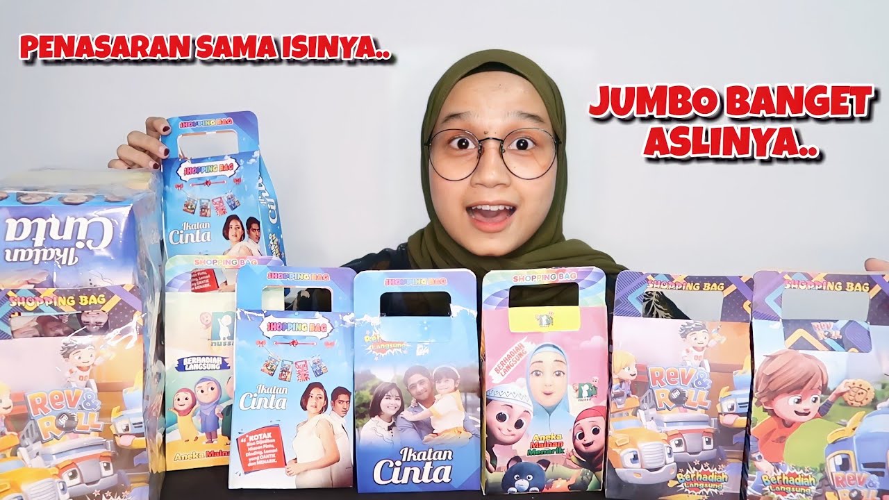 PERTAMA KALINYA!! UNBOXING KOTAK KADO MULAI DARI IKATAN CINTA SAMPAI NUSA DAN RARA..