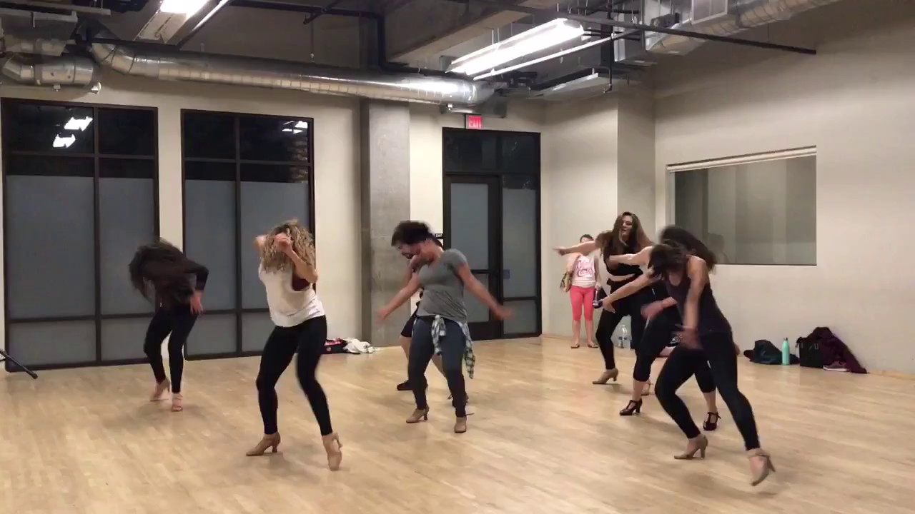 Alexis Carra teaching Theatre Dance at the Edge Performing Arts Center