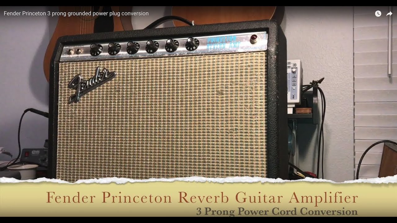 Переходник для трехконтактной заземленной вилки питания Fender Princeton