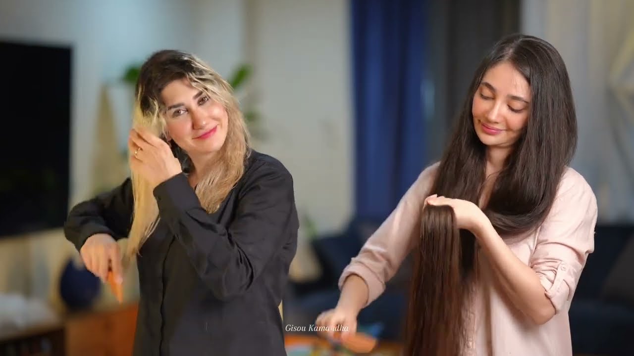راز موهای خوش‌حالت و بدون وز بعد از حمام! ✨ | Post-Shower Hair Routine | گیسو کمندها