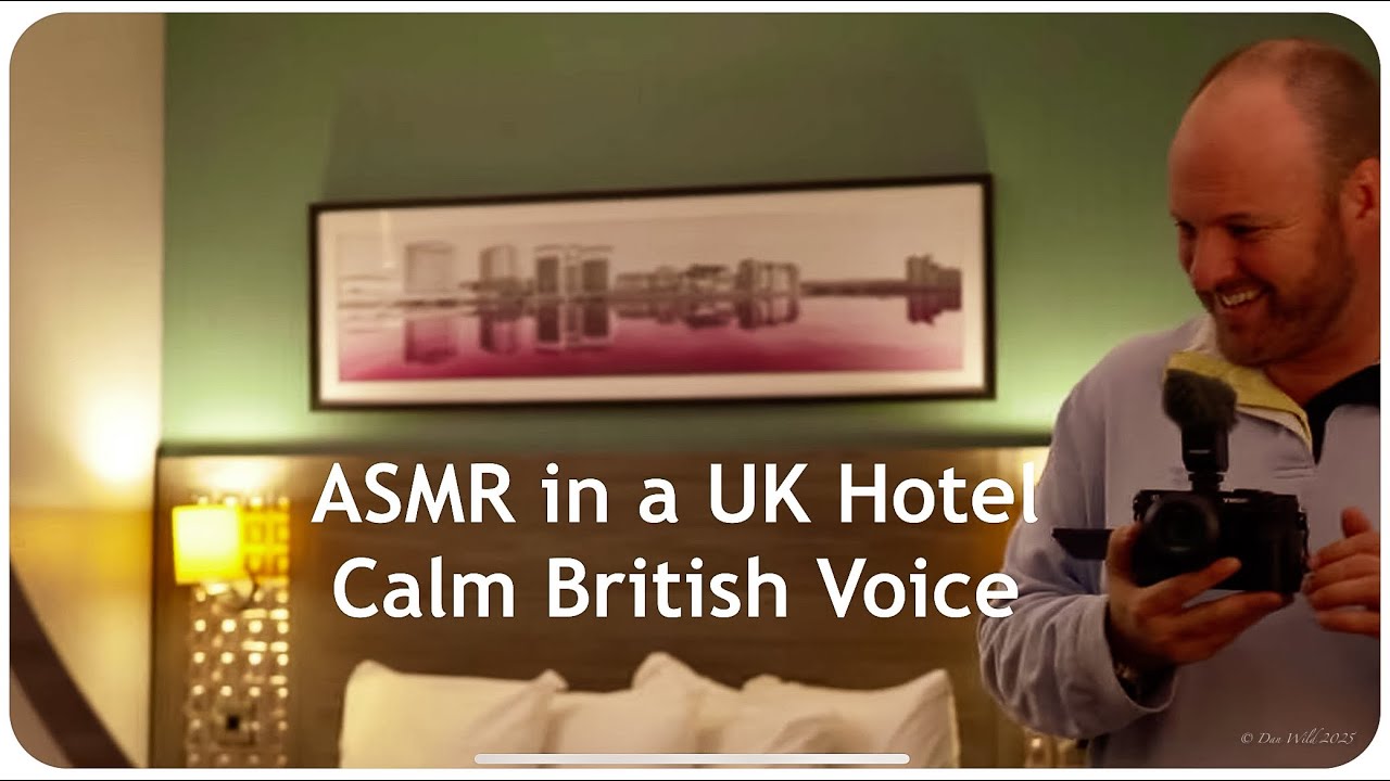 ASMR in a UK hotel - Calm British Voice Only Belfast City Centre Room Tour at the Leonardo Hotel