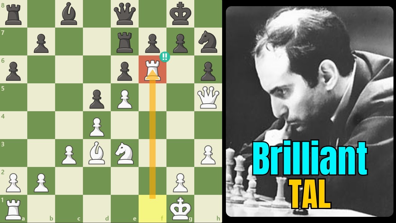 He Sacrificed His Rook + Knight  and Still Won!  Tal's Insane Attacking Chess
