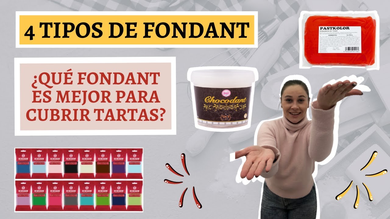 4 TIPOS DE FONDANT | ¿QUÉ FONDANT ES MEJOR PARA CUBRIR TARTAS?