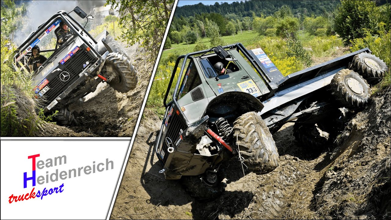 Europa Truck Trial 2021 Team Heidenreich Mercedes Unimog 6x6 Offroad