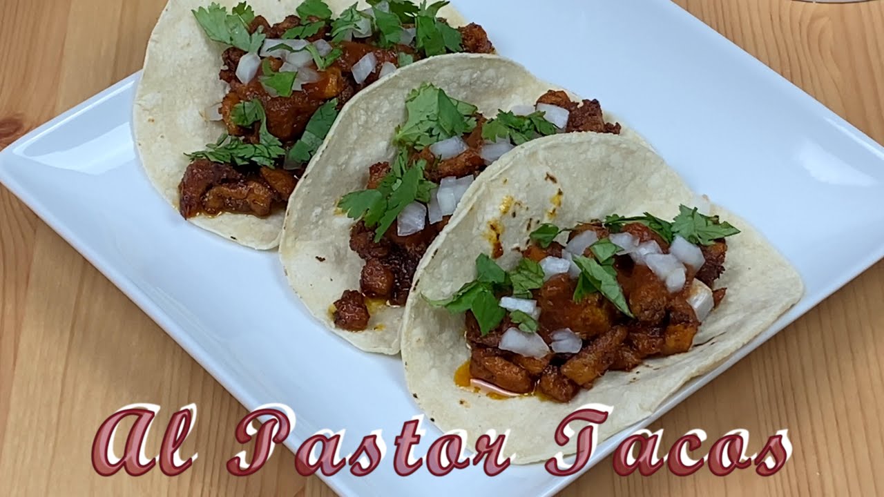 🌮Authentic Tacos Al Pastor Recipe | Mexican Street Tacos at Home! 🌶️