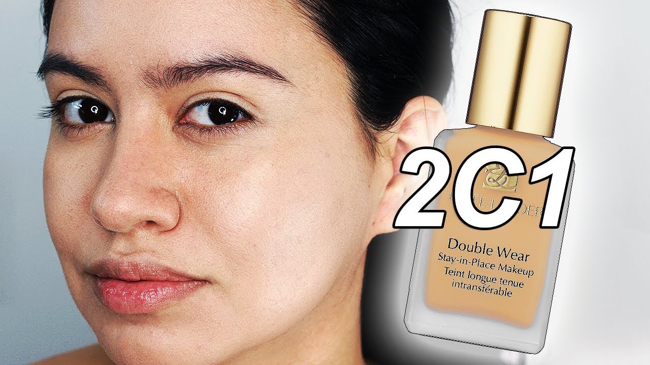 Estee Lauder Double Wear Foundation Wear Test (2C1 Pure Beige) 12 Days of Foundation, Day 4