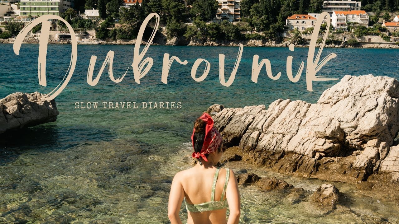 slow travel diaries 🎞️ croatia vlog | a slow summer in dubrovnik exploring quiet beaches 🇭🇷˖°𓇼🌊⋆🐚