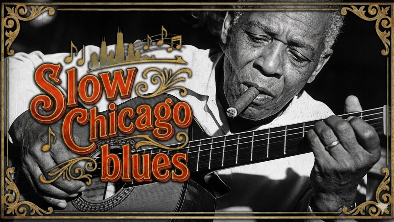 Late Night Whiskey Blues – Slow Guitar & Raspy Vocals | Deep Bar Vibe