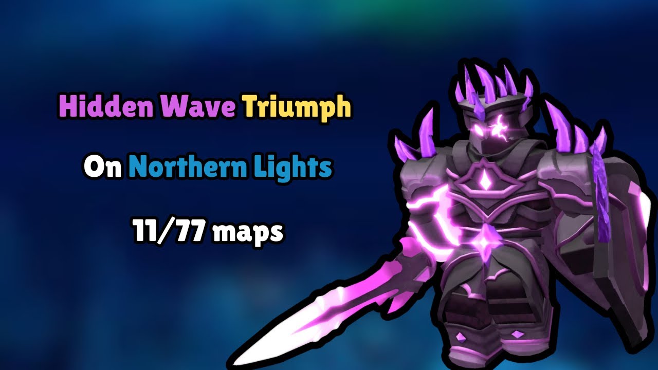 Hidden Wave Triumph on Northern Lights (11/77maps)  | Roblox TDS Tower Defense Simulator