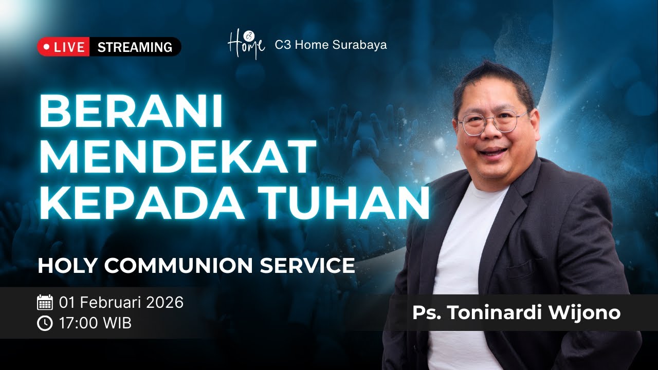 🔴LIVE | Berani datang kepada Tuhan | 01 Februari 2026 | IR2 | Ps. Toninardi Wijono |