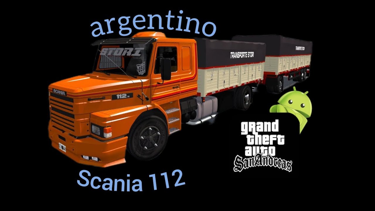 Scania 112 chasis acoplado solo dff y sonido real pente na turbina GTA sa android