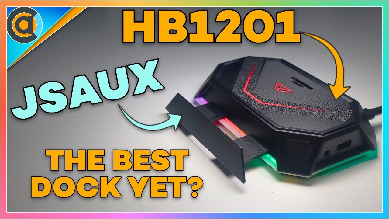 Док-станция JSAUX HB1201 Steam Deck ROG Ally RGB. Первый взгляд