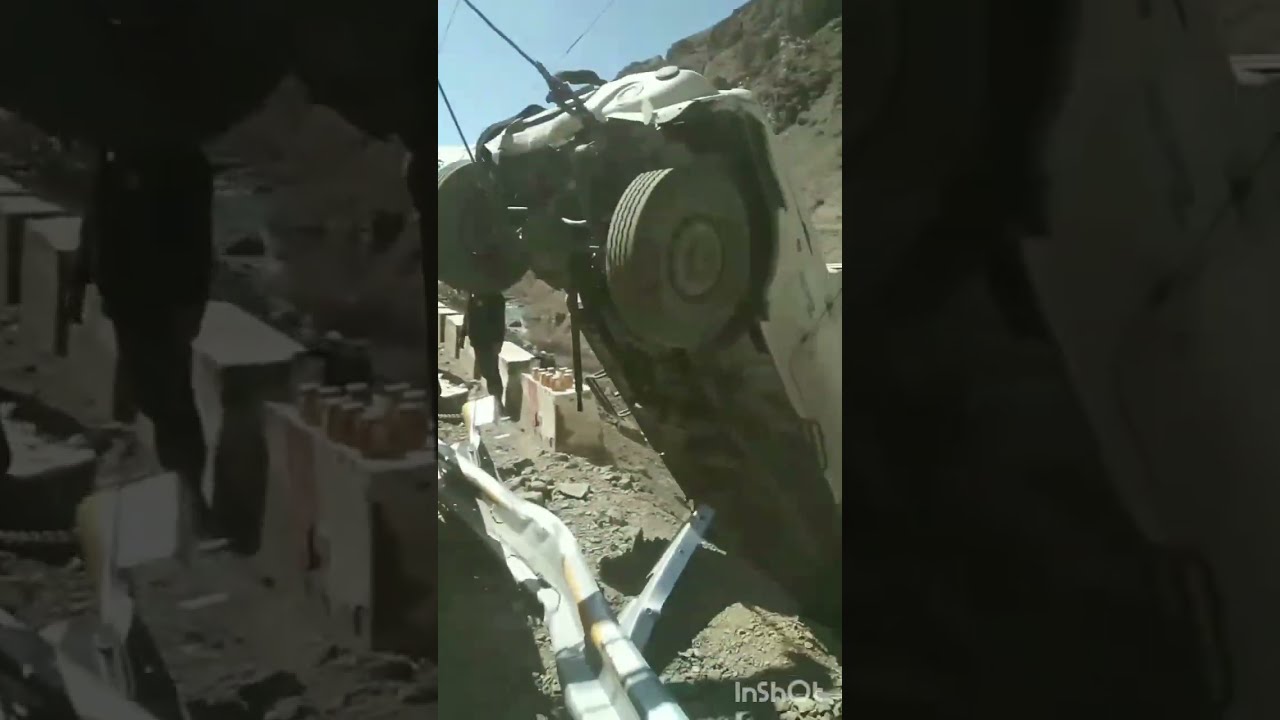lifting accident 4&times;4 pickup on NH01 Kargil leh highway life 🆘🚨