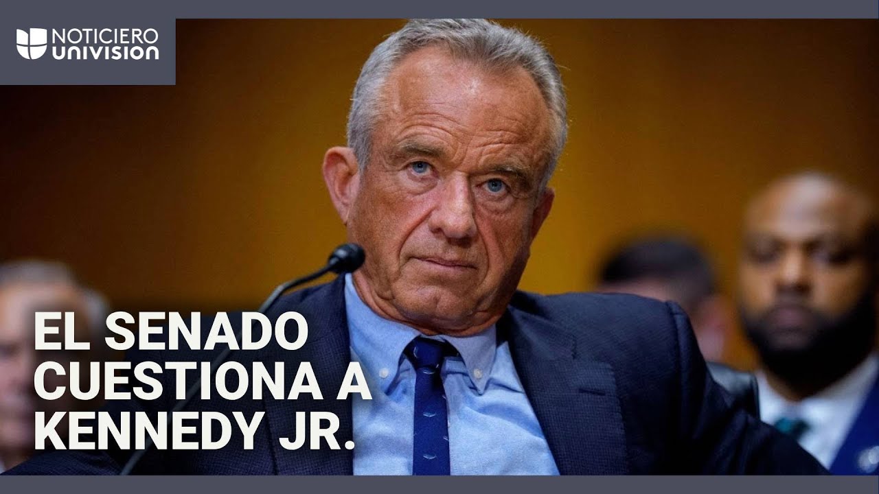 El duro interrogatorio a Kennedy en el Senado por su política antivacunas: lo llamaron 