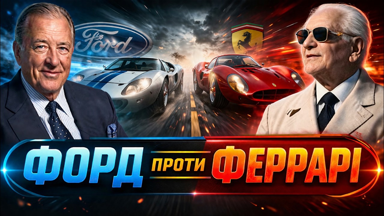 ЯК ФОРД зміг ЗНИЩИТИ ФЕРРАРІ? Історія найгучнішого автомобільного протистояння ХХ століття