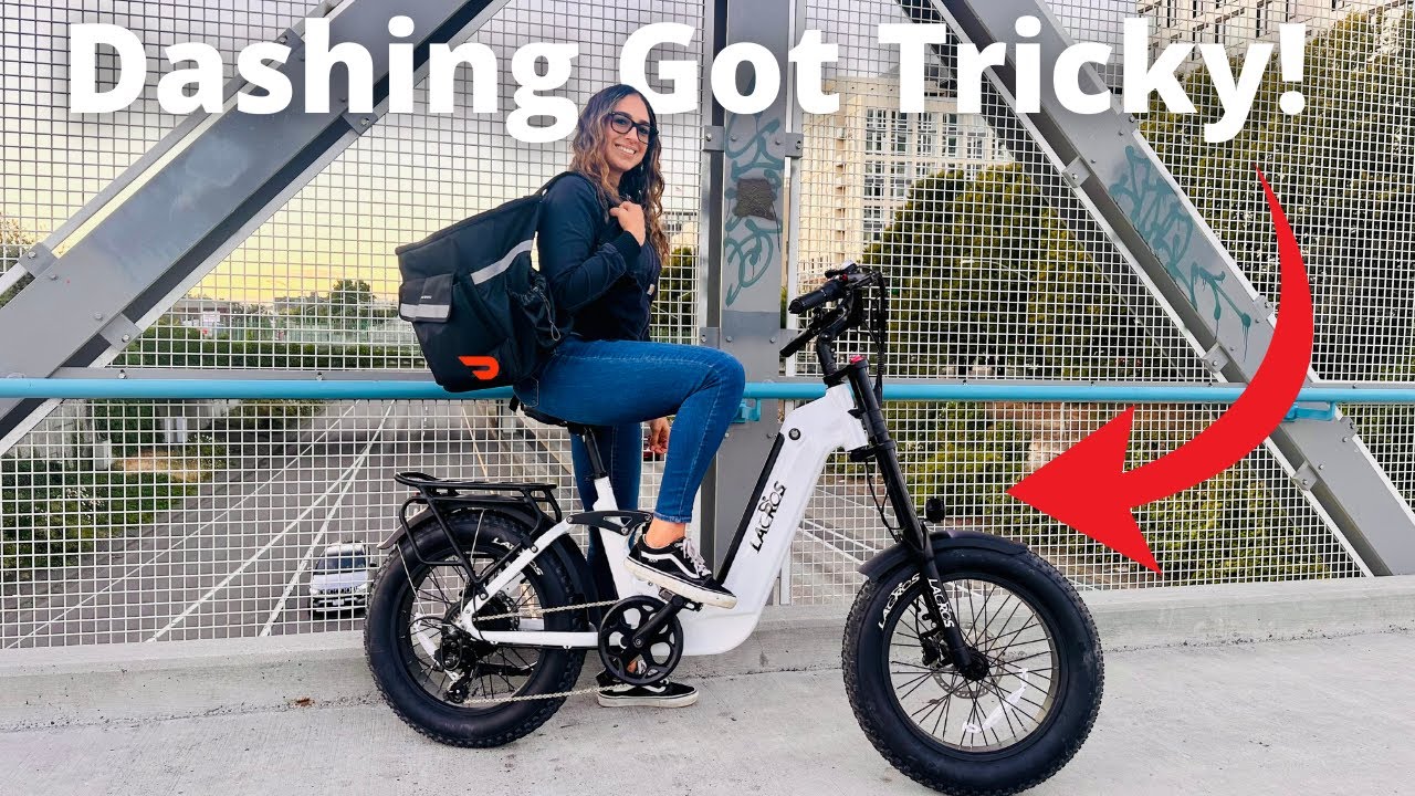 I Tried DoorDash on the Lacros Cyclone E-Bike (Tricky Ride!)