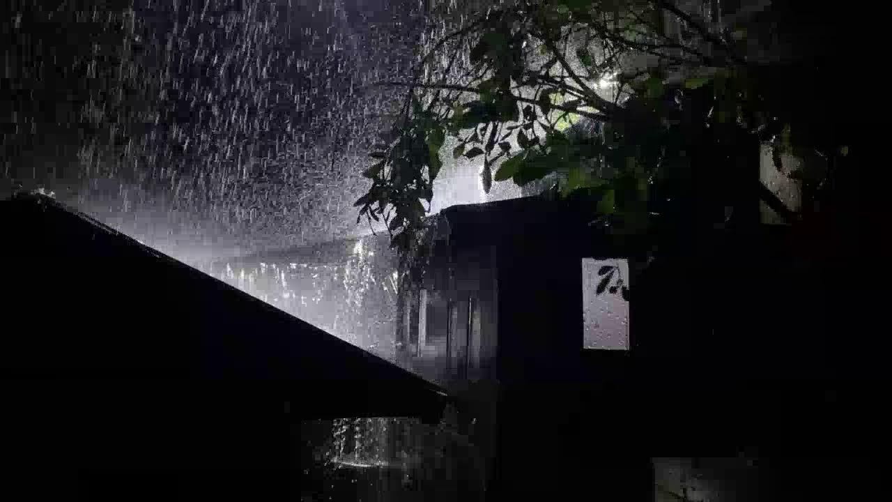 Natural Rain Sounds on Tin Roof – No Music, No Talking