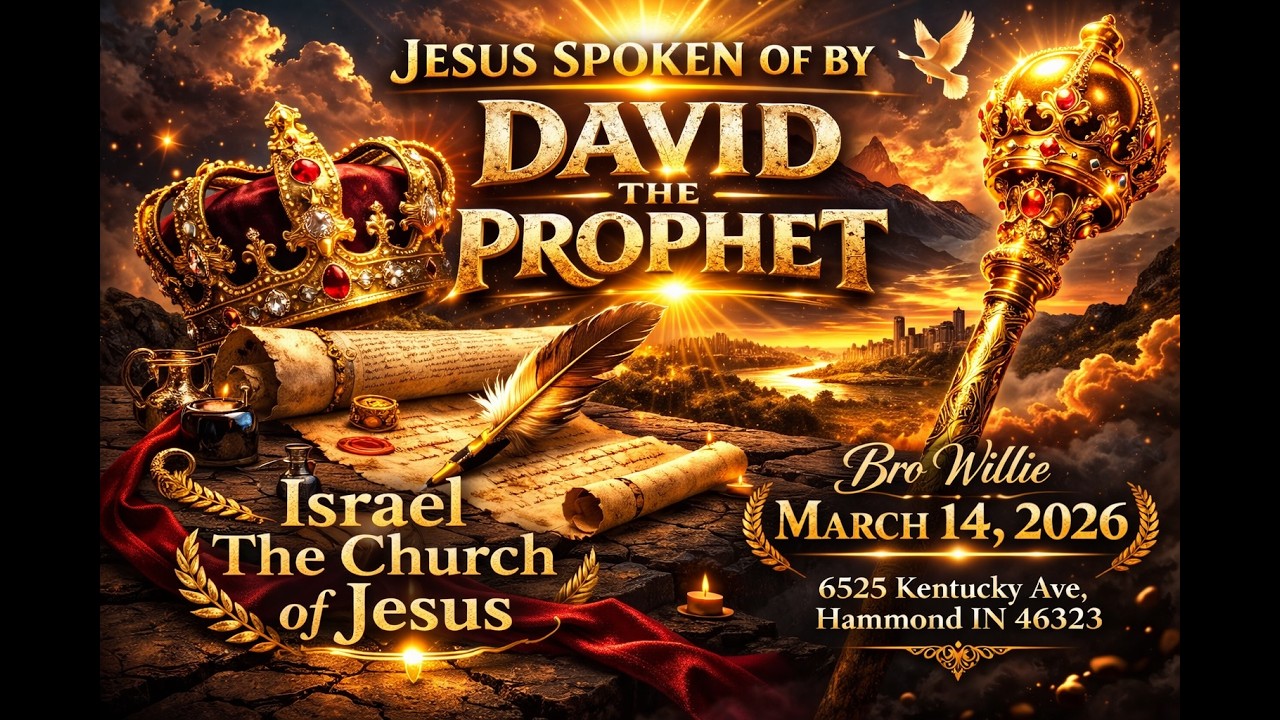 JESUS SPOKEN OF BY DAVID THE PROPHET
